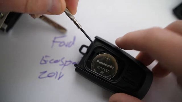 Ford EcoSport Remote Key Fob Battery Replacement 2018 2019