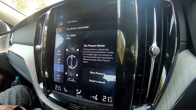 HOW VOLVO XC60, XC90, TPMS RESET