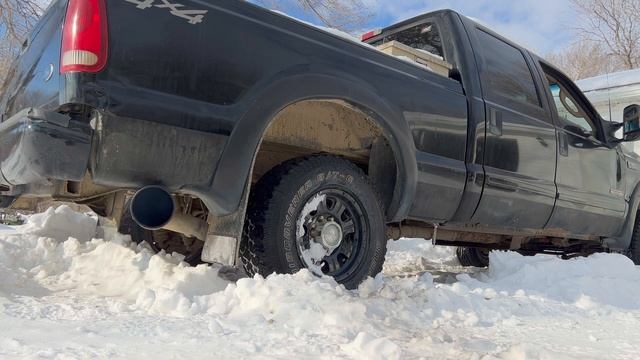 2003 Ford F350 6.0 Powerstroke start, idle and rev. (4k)(Stereo)(HDR)(-10 Celcius) смотреть онлайн