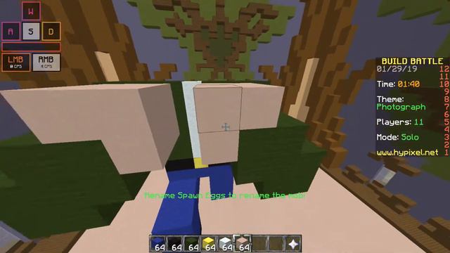 ЗАНЯЛИ ТОЛЬКО ПРИЗОВЫЕ МЕСТА НА БИЛД БАТЛЕ!! (MINECRAFT BUILD BATTLE MINI GAME)