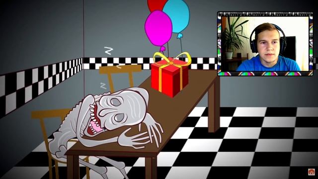 Скромник и Длинная Лошадь в 24 часа Челлендж у Фредди во FNAF | Реакция смотреть онлайн