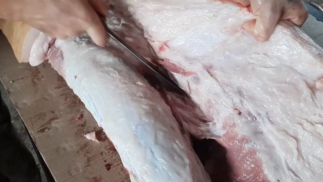Как Разделать полутушку Свиньи для Продажи ?!!! смотреть онлайн