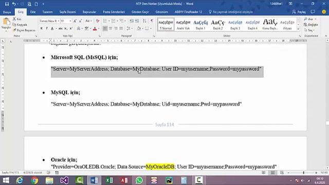 C#'da Veri Tabanı Uygulamalarına Giriş смотреть онлайн