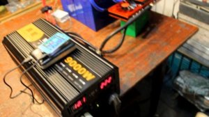 Тест бмс на 80сят ключей и инвертор 12 220v 9000w