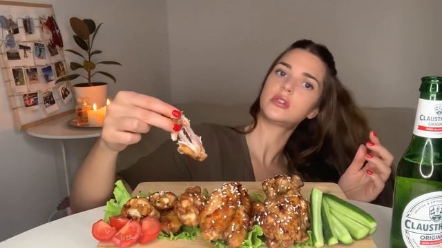 КАК ИЗБАВИТЬСЯ ОТ ЦЕЛЮЛЛИТА И РАСТЯЖЕК ?|| МУКБАНГ крылышки терияки chicken teriyaki || MUKBANG смотреть онлайн