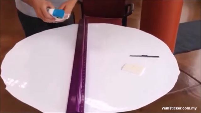How To Wrap Wallpaper Sticker On Round Table смотреть онлайн