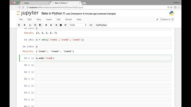 Sets in Python Intro смотреть онлайн