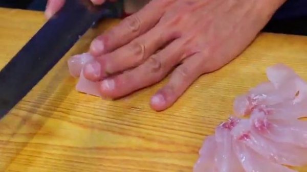 Good Food  - Squirrel Fish Sashimi Cutting Skills