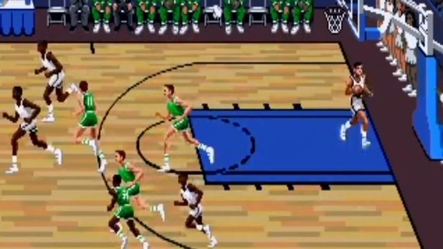Lakers vs Celtics and the NBA Playoffs (Sega Mega Drive) Game 6: Spurs vs Celtics смотреть онлайн