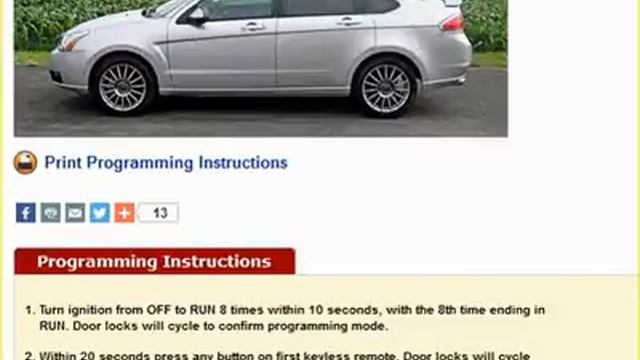 HOW TO PROGRAM REMOTE KEY FORD FUSION EXPLORER EDGE FIESTA MONDEO F250 F350 F450 F550 смотреть онлайн