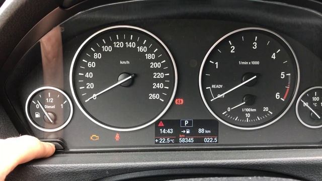 BMW F30 сброс интервала замены тормозных колодок и масла смотреть онлайн