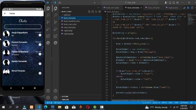Kavishka Nirmal|React Native|React Chat|Chat смотреть онлайн
