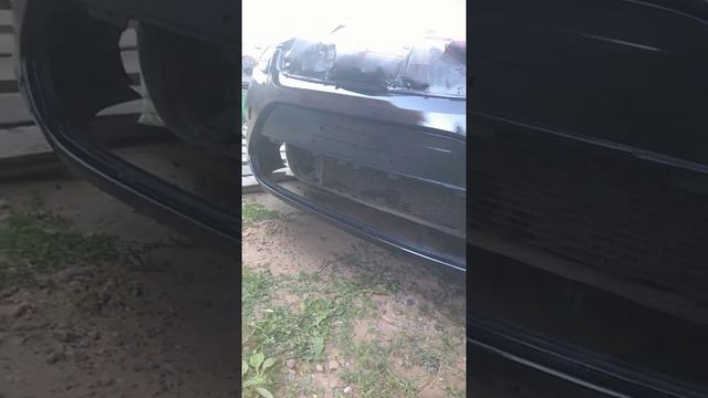 Покраска переднего бампера. смотреть онлайн