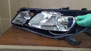 Хонда Кросстур Улучшение света, замена стекол. Honda Crosstour Light improvement, glass replacement