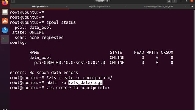 Create ZFS File System with best practices Part-01 смотреть онлайн