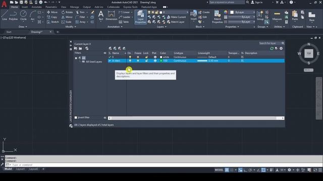 Работа със слоеве в AutoCAD смотреть онлайн