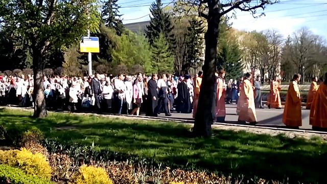 Ставрополь. 20.04.2014. Крестный ход. смотреть онлайн