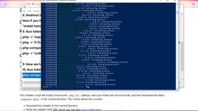 Install Laravel 9 Project in Xampp on Localhost with database setup смотреть онлайн