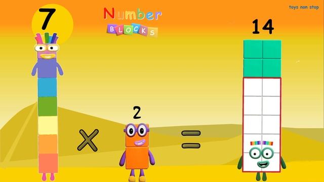 Numberblocks Multiplying By Two | 2 Times Table | Counting By Multiples | Learn To Multiply
