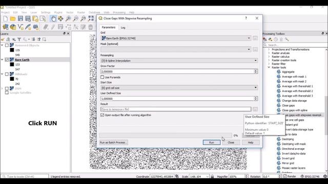 How to make DTM from DSM DEM Processing in QGIS Tutorial смотреть онлайн
