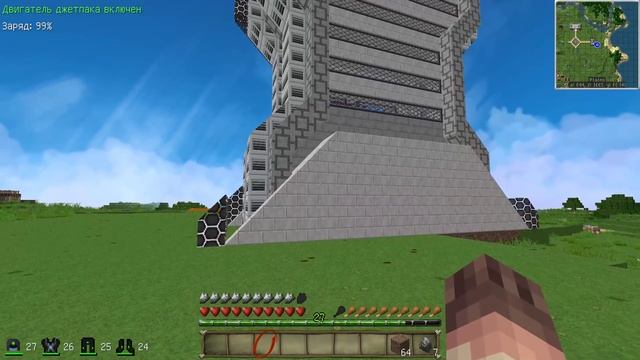 ФОНТАН И ТУНЕЛЬ В МАЙНКРАФТ. ВЫЖИВАНИЕ В MINECRAFT #21 смотреть онлайн