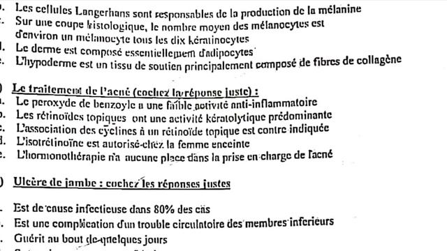 examen pratique de dermato ? mars 2021 (celui de la 2ème section) смотреть онлайн