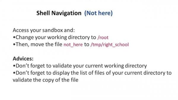 Shell Navigation (Not here Completed Task) How to move a file in Linux Terminal