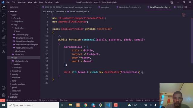 How to Send Emails in Laravel 9 - Send Emails to Newsletter Subscribers and Admin смотреть онлайн