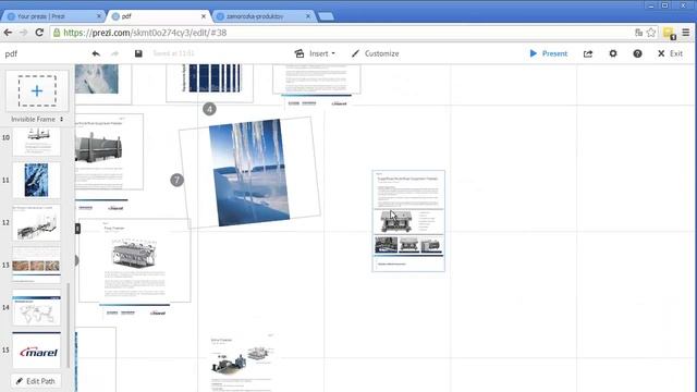 Prezi для бизнеса. Как создать презентацию из PDF файла? смотреть онлайн