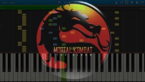 Mortal Kombat Theme [Piano Tutorial] Synthesia