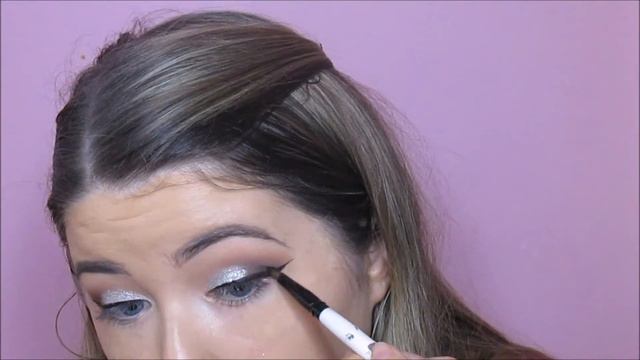 Debs/Prom Make Up| Silver Black Glitter Eye| Collab with Tanya Leahy Make Up смотреть онлайн