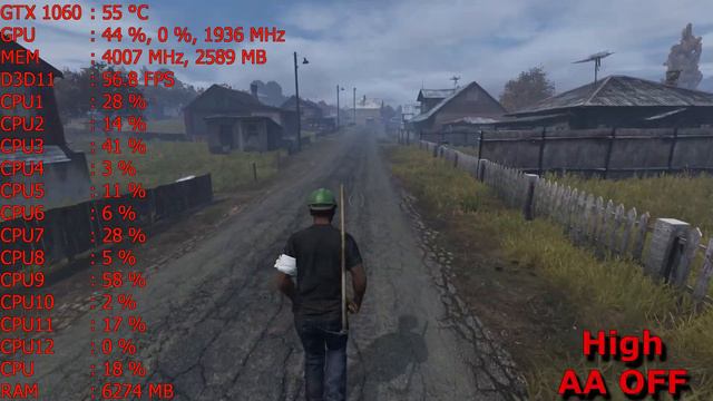 Ryzen 5 1600 / GTX 1060 - DayZ Standalone смотреть онлайн