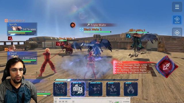 NO OVER BOOST Weapon Black Waltz Guide ~ Final Fantasy 7 Ever Crisis смотреть онлайн