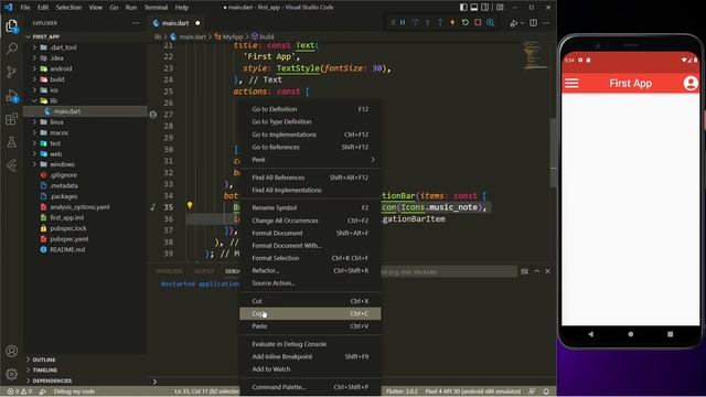 Flutter Bottom Navigation Bar | Learn Flutter for Beginners смотреть онлайн