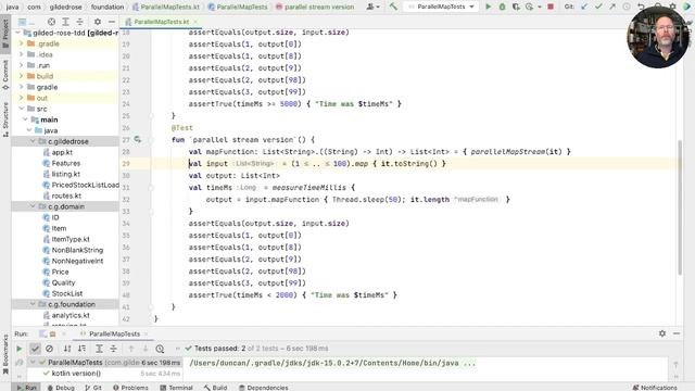 Threads vs Coroutines - ParallelMap in Kotlin смотреть онлайн