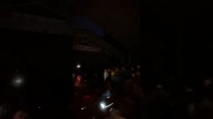 Отключили свет во время концерта