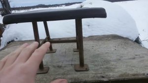 Снегоход из мотоблока. Часть 2. Сани+Первый выезд.