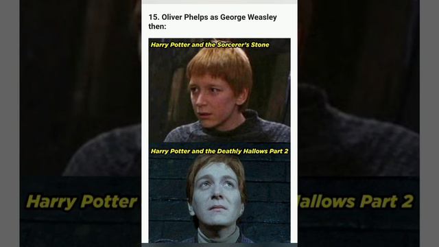 Harry Potter Actors First Film Thier Last Film In The Franchise and How They Look Now.