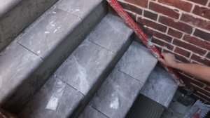 Монтаж клинкерной плитки на ступени и бордюр своими руками часть 1.
