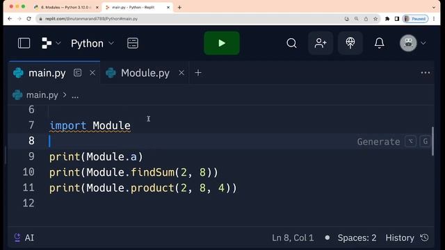 6.1. More on Modules смотреть онлайн