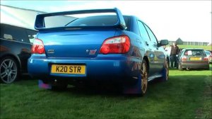Огненный выхлоп SubarU ImprezA WRX STI