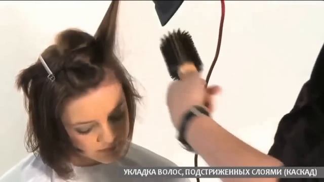Укладка для стрижки каскад длина волос по плечи смотреть онлайн