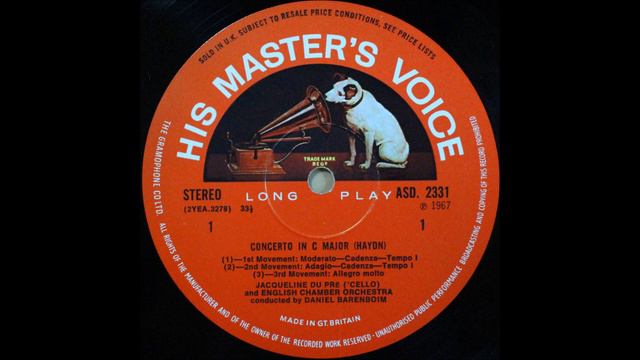 Haydn, Cello Concerto No 1 , Du Pre, Cello смотреть онлайн