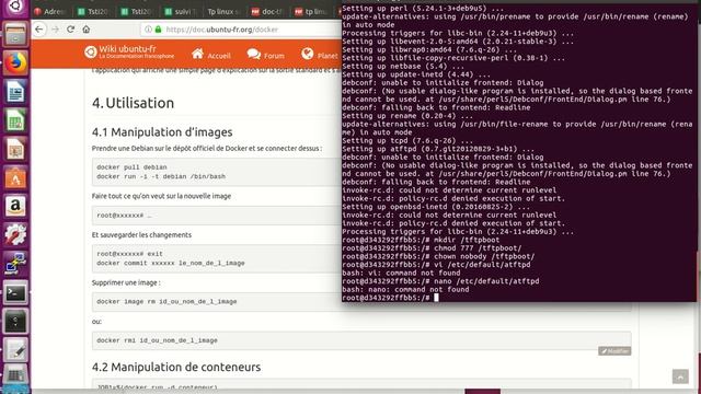 [DOCKER] -6- Install TFTP service in docker VM смотреть онлайн