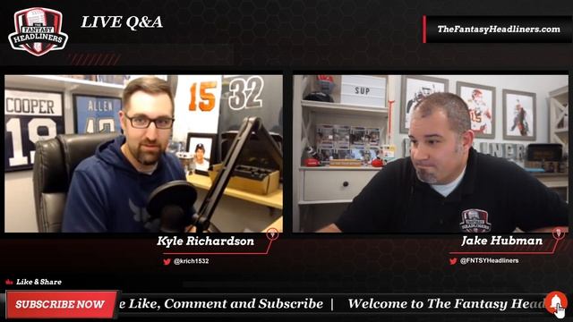 2020 Fantasy Football Draft Strategy - Fantasy Football Advice - LIVE Q&A - Ask Us Anything! смотреть онлайн