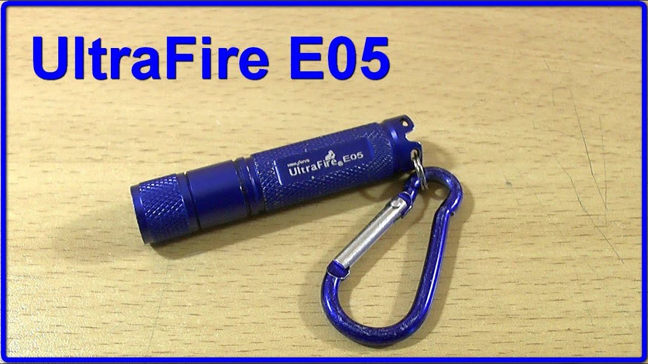 UltraFire E05 - фонарь "наключник" смотреть онлайн