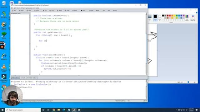 Programming Tic-Tac-Toe in Java (Part One - The Data Model) смотреть онлайн