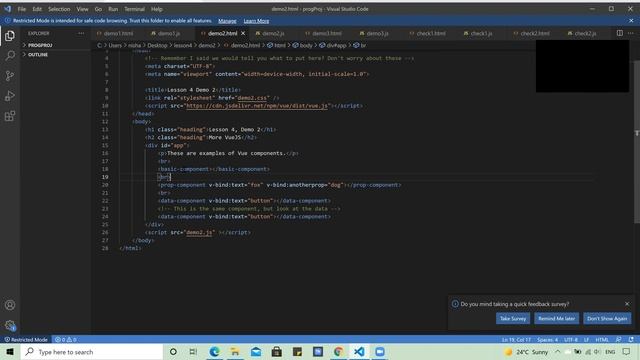 More VueJS: Software Saturdays Week 2 (Fall 2021) смотреть онлайн