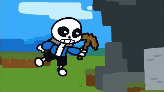 SANS PLAYS MINECRAFT || ANIMATION смотреть онлайн