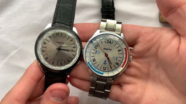 Видеообзор на классические часы Ракета на 24 часа 2623.Н Петродворцового Часового Завода смотреть онлайн